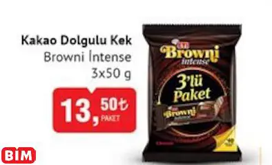 BROWNİ İNTENSE KAKAO DOLGULU KEK